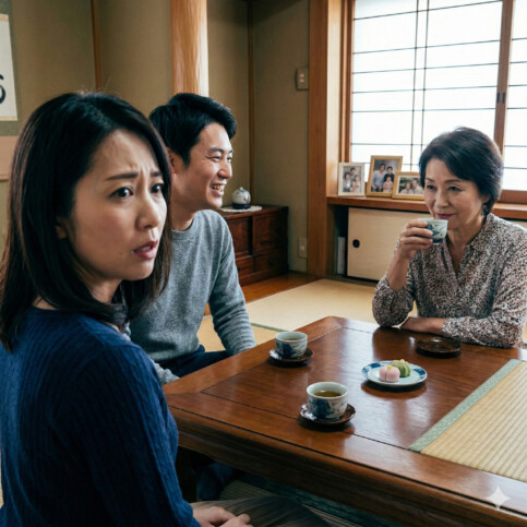 「遠慮しないで入って！」初めて夫の実家に挨拶。だが、夫が私の手料理を褒めた瞬間、義母の口から恐ろしい一言が… - tend. 「あなたの好きが
