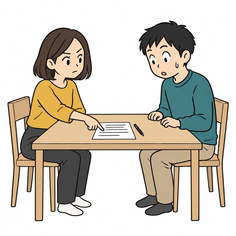 「夕飯どうするの？」高熱で寝込む妻に食事を尋ねた夫、後日見せられた家事の一覧に言葉を失った