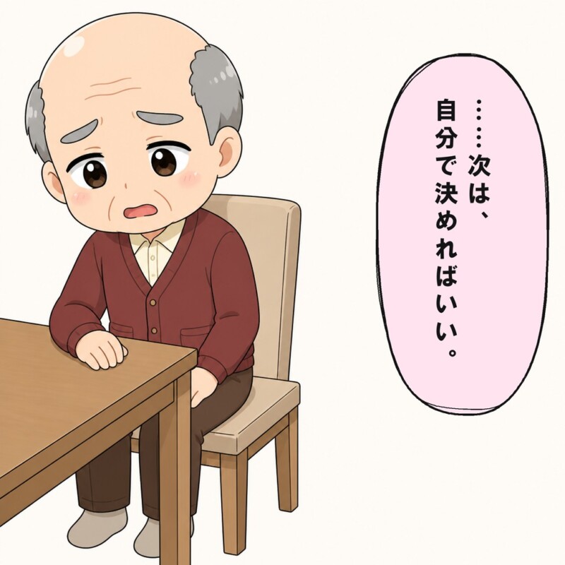 父は次のお祝いの額は自分で決めればいいと答えます