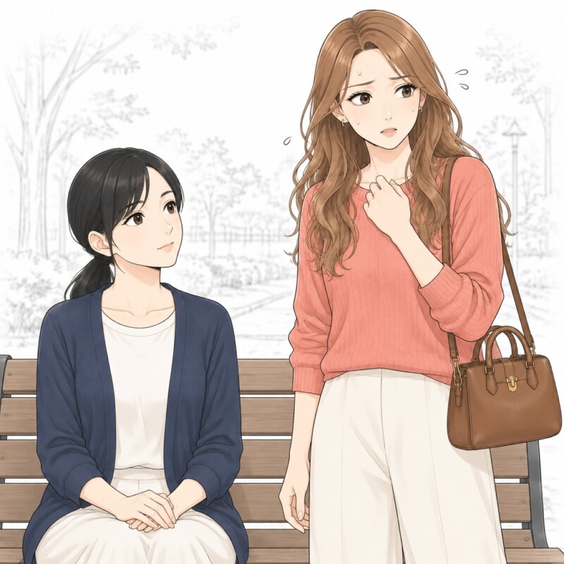「人のバッグを欲しがらないで」うちから消えた夫の贈り物を提げて笑うママ友が、内ポケットを開けて立ち尽くした