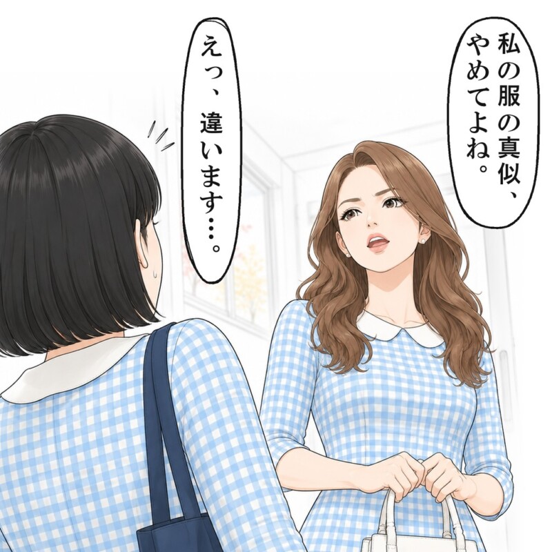 真壁さんは、教室にも届く声で私が真似をしたと言い出しました