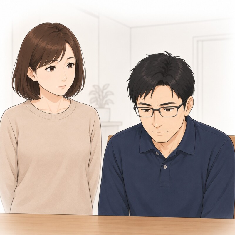 「お前の口出しが、うるさいってさ」急に娘に避けられた私を責める夫。だが、私が食卓で広げたハンカチで沈黙