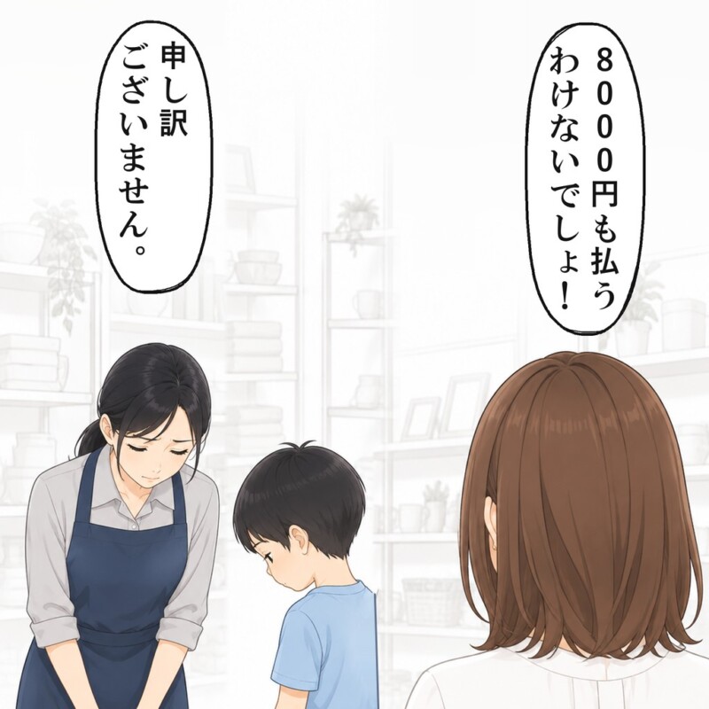 代金は払わないと迫られ、私は頭を下げるしかなくなりました