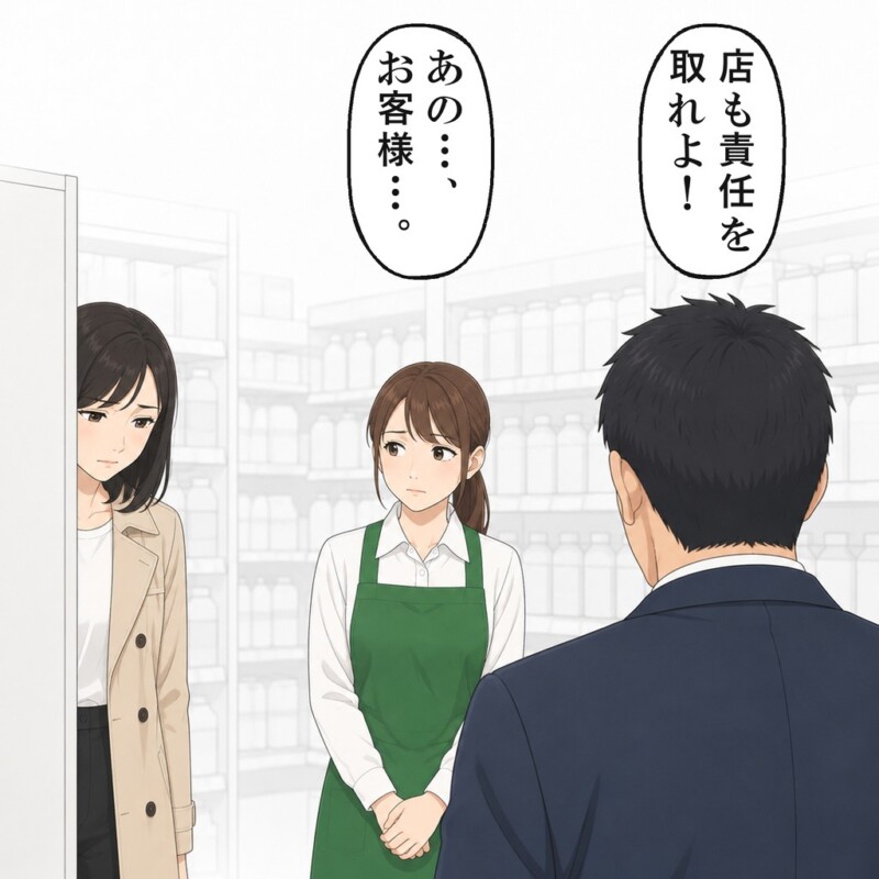 蹴られたばかりの怖さで、私は声が出せずにいました