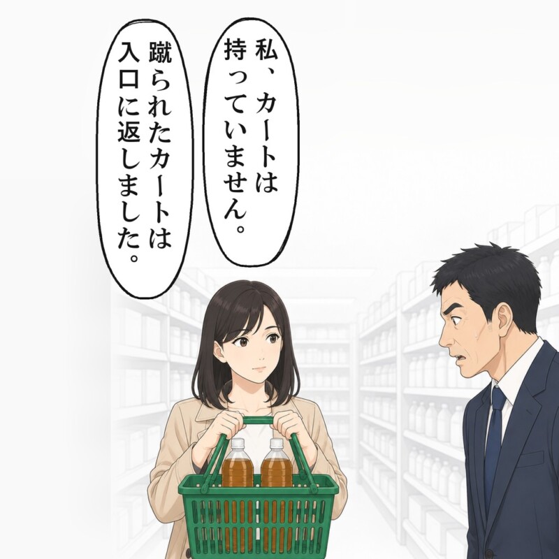 私は、手に提げていた買い物かごを持ち上げて見せました