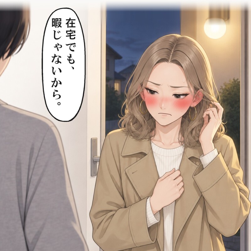 義妹は髪に手をやったまま、顔を真っ赤にして黙りました