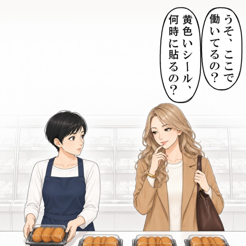 総菜売り場で、高校の同級生に声をかけられました