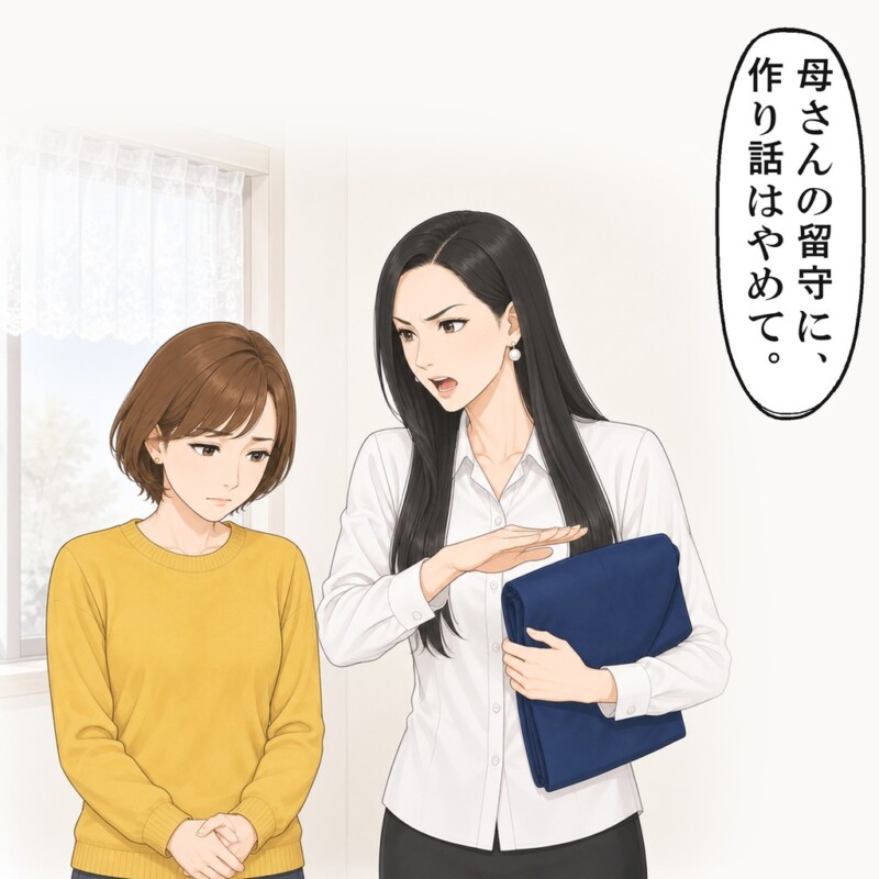 電話の話をしても、作り話だと言われてしまいました