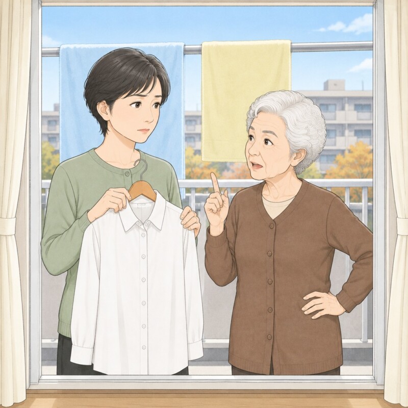 「口出しするな、ブラウスも残り湯」表彰式の服まで風呂の残り湯ですすがせる母。私の白いブラウスを見て折れた