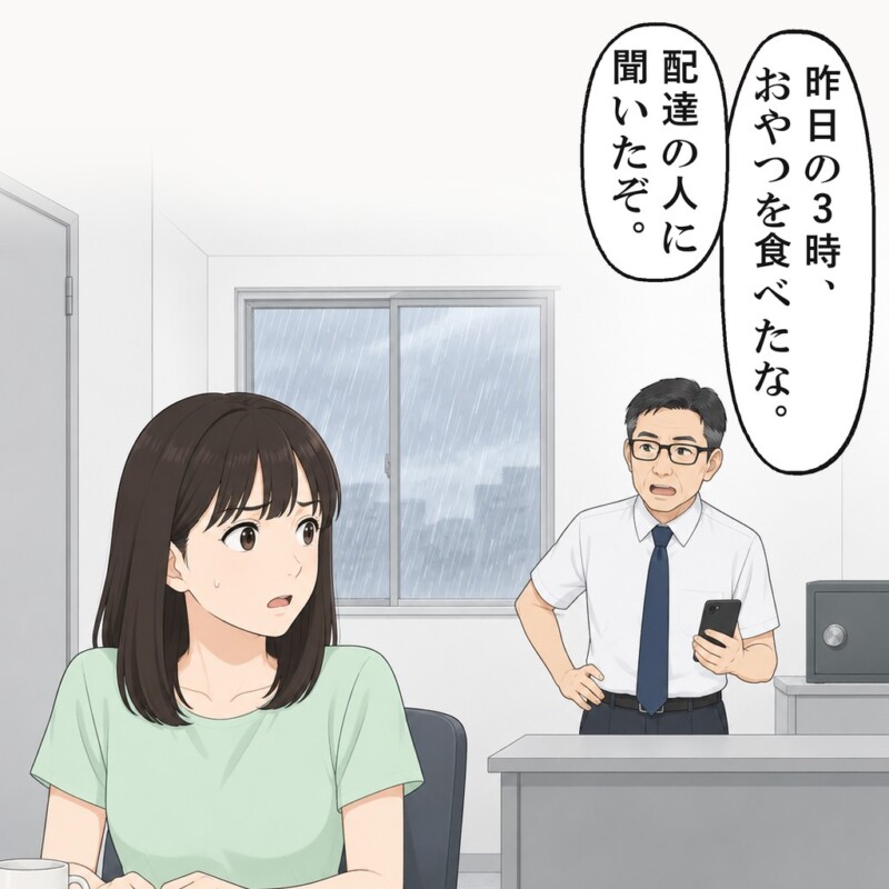 外回りだった所長が、昨日の私を言い当てました