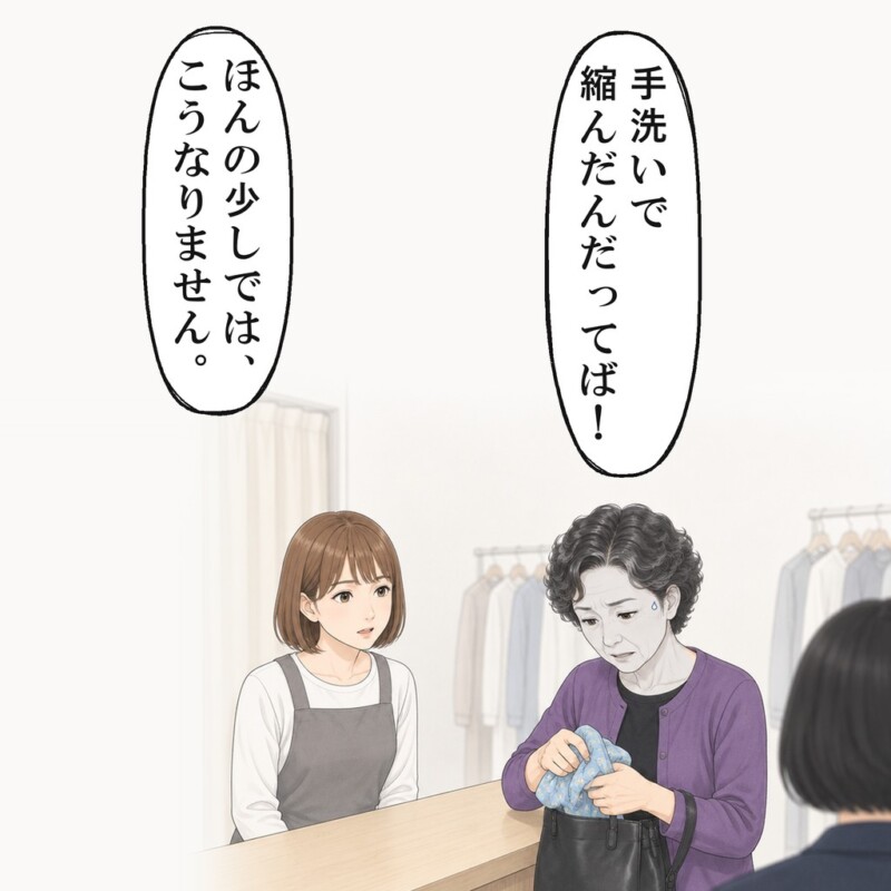 ほんの少しではこうならないと返すと、顔色が変わりました