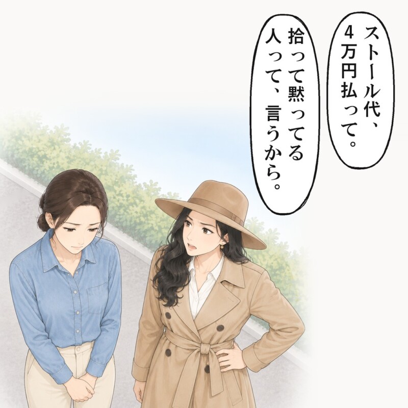 4万円を払わないなら、グループのみんなに言うと迫られました