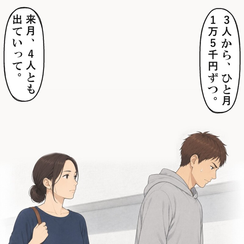 弟は背中を丸め、入口のほうへ引き上げていきました